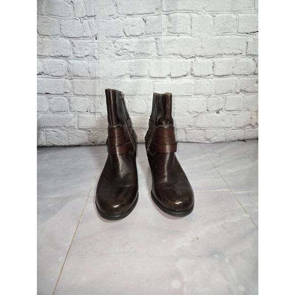 Naturalizer Katrina Women's Size 6M Brown Short Heeled Boot - Picture 1 of 10
